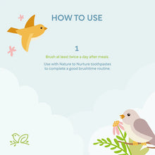 Load image into Gallery viewer, Nature to Nurture Wheat Straw Bamboo Charcoal Toothbrush with cover (1-3yrs)