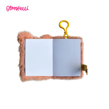 Load image into Gallery viewer, Glamfetti Critter Pals Plush Notebook Keychain (4 Designs)