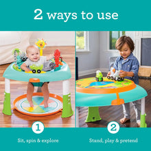 Load image into Gallery viewer, Infantino 2-In-1 Sit, Spin & Stand Entertainer & Activity Table