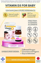 Load image into Gallery viewer, Baby D Vitamin D3 Drops for Babies by VPharma Morishita Jintan 4.2g