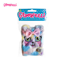 Load image into Gallery viewer, Glamfetti Critter Pals Plush Notebook Keychain (4 Designs)