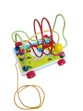 Load image into Gallery viewer, Animal Trailer Circle The Bead Wooden Toys