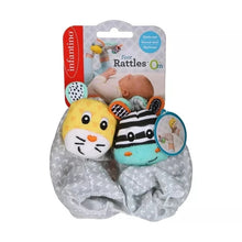 Load image into Gallery viewer, Infantino Wrist Rattles - Zebra / Tiger