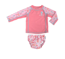 Load image into Gallery viewer, Zoocchini UPF50 Rash guard & Swim Diaper Set