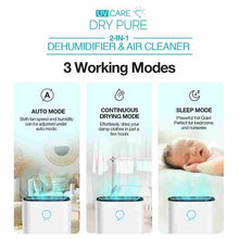 Load image into Gallery viewer, UV Care Dry Pure 2-In-1 Dehumidifier & Air Cleaner (12L)