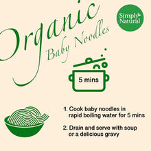 Load image into Gallery viewer, Simply Natural Organic Baby Noodles