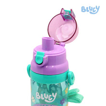 Load image into Gallery viewer, Totsafe Bluey Plastic Water Bottle with Strap 500ml