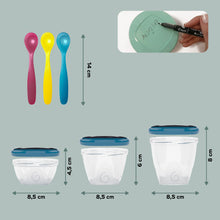 Load image into Gallery viewer, Babymoov - Babybowls Airtight Food Storage Containers Multiset