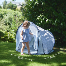 Load image into Gallery viewer, Babymoov Anti-UV Tent 50+ UPF Protection Blue Waves