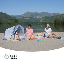 Load image into Gallery viewer, Babymoov Anti-UV Tent 50+ UPF Protection Blue Waves