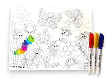Load image into Gallery viewer, Doodle and Play Mini Reusable Coloring Mat