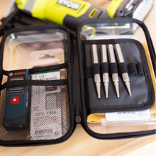 Load image into Gallery viewer, Zoy Zoii Black & white clear pouch/ activity bin