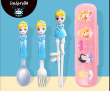 Load image into Gallery viewer, DisneyTableware by Dish Me PH - 3D Spoon, Fork and Chopsticks Set with Case