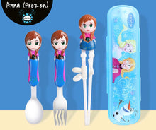 Load image into Gallery viewer, DisneyTableware by Dish Me PH - 3D Spoon, Fork and Chopsticks Set with Case