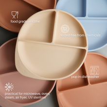 Load image into Gallery viewer, Tots & Kisses - Stay Put Divided Plate