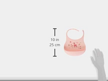 Load image into Gallery viewer, Richell Silicone Bib With Food Catcher