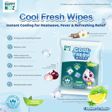 Load image into Gallery viewer, Happy Noz Cool Fresh Wipes (12 Sheets)
