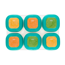 Load image into Gallery viewer, Oxo Tot Baby Blocks Freezer Storage Containers 2oz x 6
