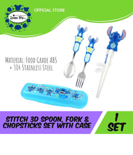 Load image into Gallery viewer, DisneyTableware by Dish Me PH - 3D Spoon, Fork and Chopsticks Set with Case