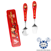 Load image into Gallery viewer, DisneyTableware by Dish Me PH - Marvel Nordic Kids Stainless Spoon & Fork Set with Case