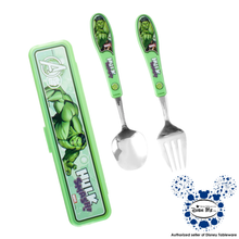 Load image into Gallery viewer, DisneyTableware by Dish Me PH - Marvel Nordic Kids Stainless Spoon & Fork Set with Case