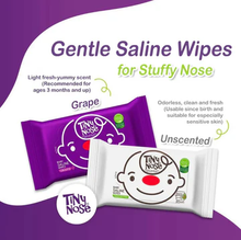 Load image into Gallery viewer, Tiny Nose Saline Wet Wipes (Unscented)