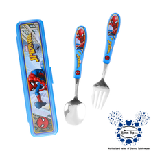 Load image into Gallery viewer, DisneyTableware by Dish Me PH - Marvel Nordic Kids Stainless Spoon & Fork Set with Case