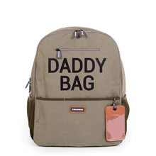 Load image into Gallery viewer, ChildHome Daddy Bag Care backpack Canvas - Khaki
