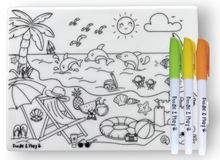 Load image into Gallery viewer, Doodle and Play Mini Reusable Coloring Mat