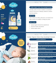 Load image into Gallery viewer, Kindee Organic Onion Dropper Goodnight Formula