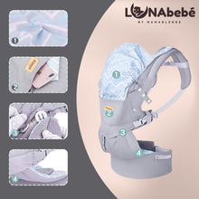 Load image into Gallery viewer, Lunabebe Multi-Use Ergonomic Soft Structed Baby Carrier