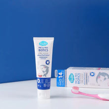 Load image into Gallery viewer, Kindee Organic Pre & Pro Biotic Toothpaste Anti-Plaque 60g 1000ppm 6m+