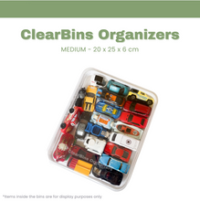 Load image into Gallery viewer, ClearBins Hard Shelled Clear Organizers (S+M+L)