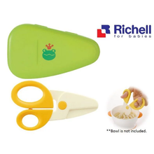 Load image into Gallery viewer, Richell Scissors For Baby Food With Case