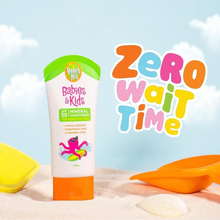 Load image into Gallery viewer, Beach Hut Sunscreen Babies & Kids SPF50 Mineral Sunscreen Body Lotion 100mL