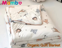Load image into Gallery viewer, Mambo Organic Quilt Bamboo Blanket