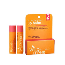 Load image into Gallery viewer, Wild Ferns Manuka Honey Lip Balm 4.2g (2 Pack)
