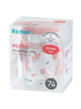Load image into Gallery viewer, Richell AQ Clear Straw Bottle Mug