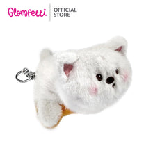 Load image into Gallery viewer, Glamfetti Reversible Animal Plushie Bag Charm Keychain (4 designs)