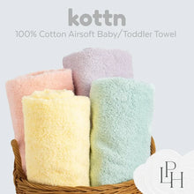 Load image into Gallery viewer, Kottn by Little Palmerhaus - 100% Cotton Airsoft Baby/Toddler Towel