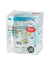 Load image into Gallery viewer, Richell AQ Clear Straw Bottle Mug