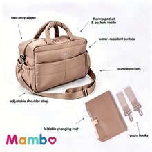 Load image into Gallery viewer, Mambo Puffy Diaper Bag