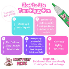 Load image into Gallery viewer, Piggy Paint - Nail Polish Piggy Pen