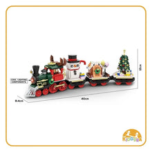 Load image into Gallery viewer, Kiddora Christmas Train Building Blocks Set