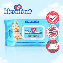 Load image into Gallery viewer, Kleenfant Unscented Baby Wipes
