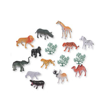 Load image into Gallery viewer, Bioplastic Safari World - 15 pcs. Mini Animals Tube Set
