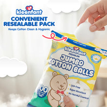 Load image into Gallery viewer, Kleenfant Jumbo Cotton Balls