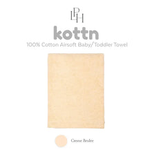Load image into Gallery viewer, Kottn by Little Palmerhaus - 100% Cotton Airsoft Baby/Toddler Towel