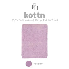 Load image into Gallery viewer, Kottn by Little Palmerhaus - 100% Cotton Airsoft Baby/Toddler Towel