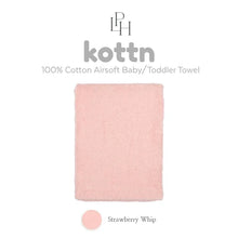Load image into Gallery viewer, Kottn by Little Palmerhaus - 100% Cotton Airsoft Baby/Toddler Towel